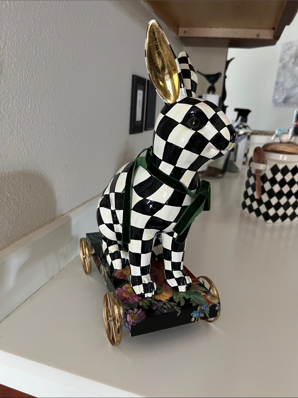 Mackenzie Childs Bunny on Parade Retired - Picture 2 of 12